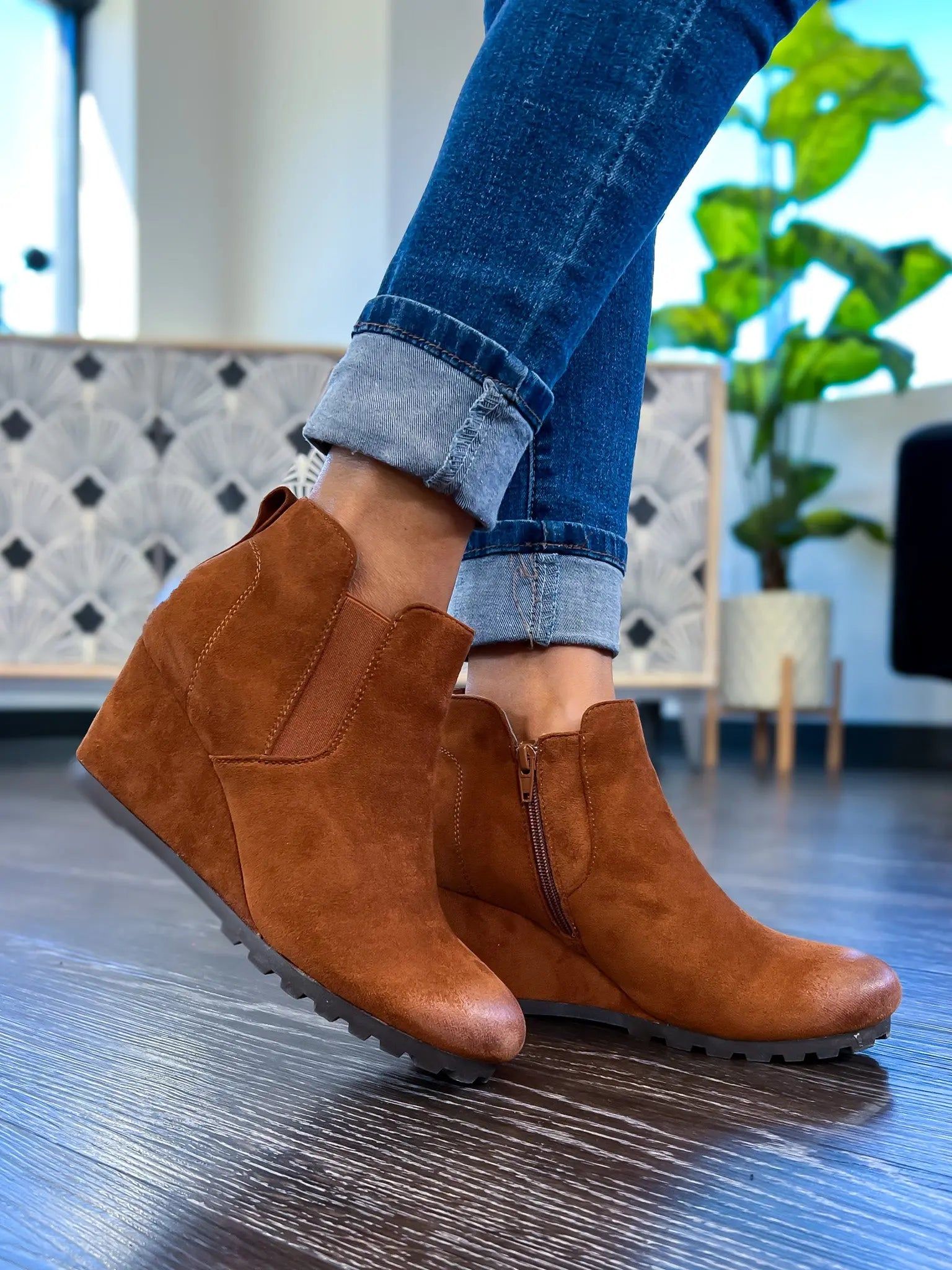 Whiskey Wedge Bootie sold by ZZs product image thumbnail 4