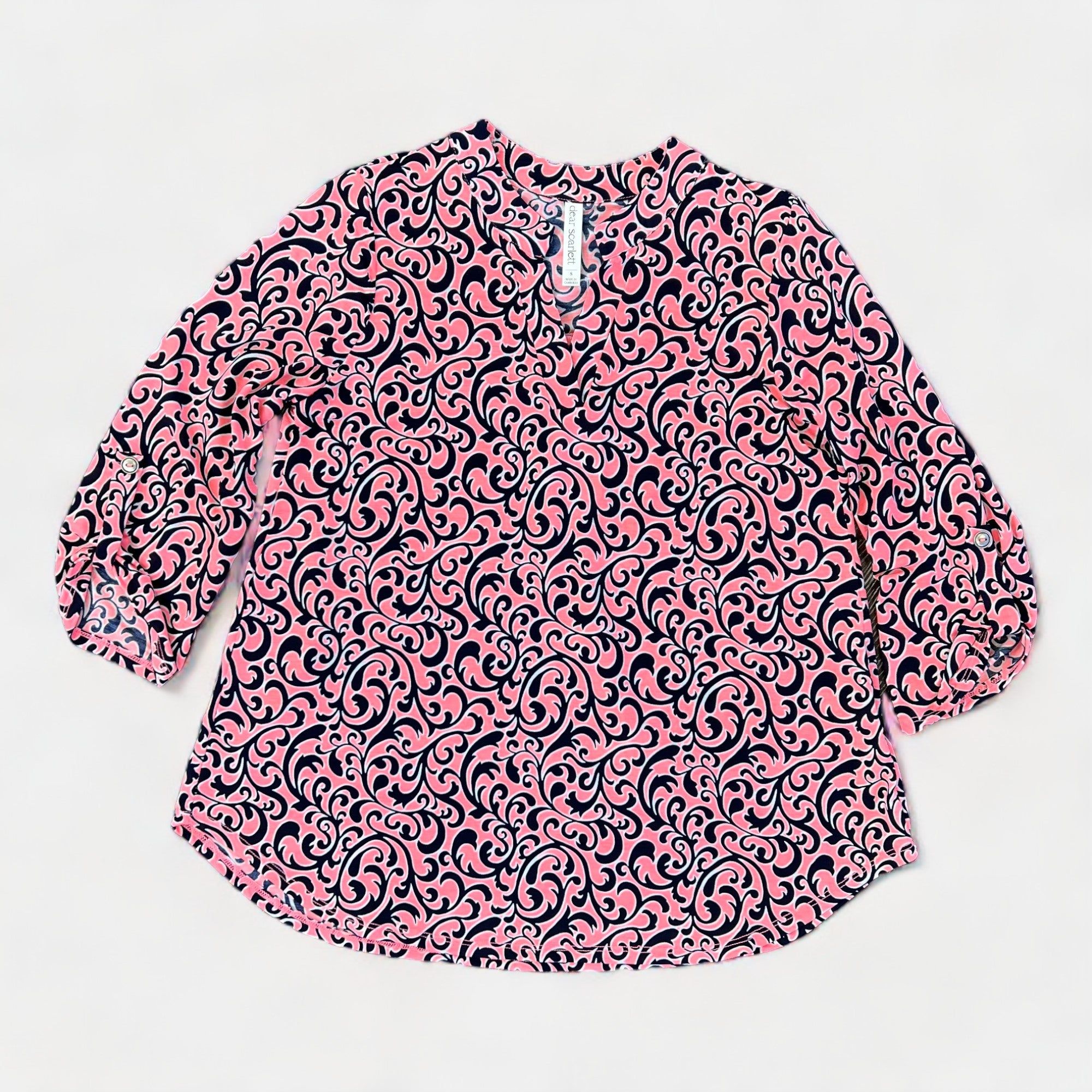 Coral Navy Lizzy Top sold by ZZs product image thumbnail 2