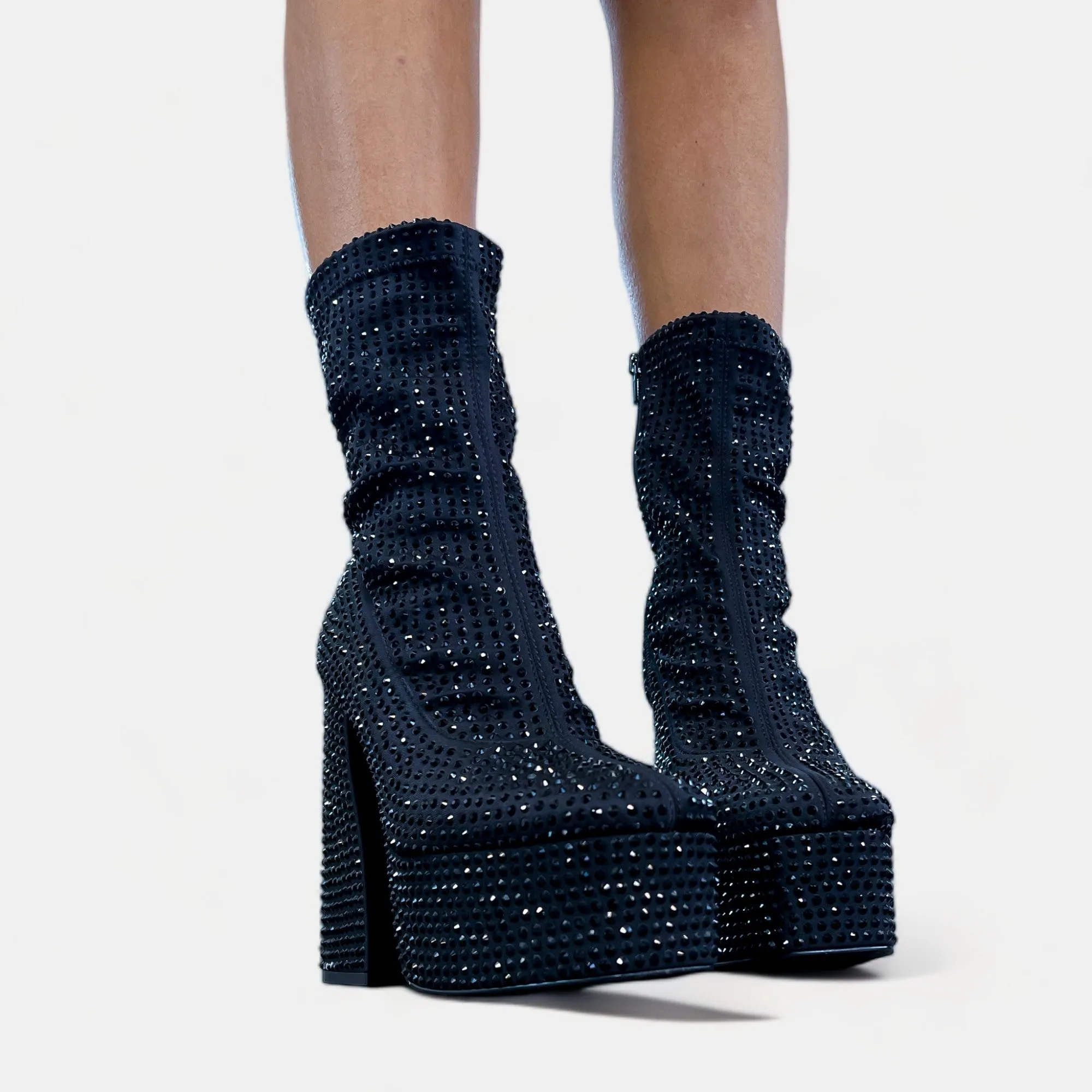 Black Finnegan Platform Boots sold by ZZs product image thumbnail 4