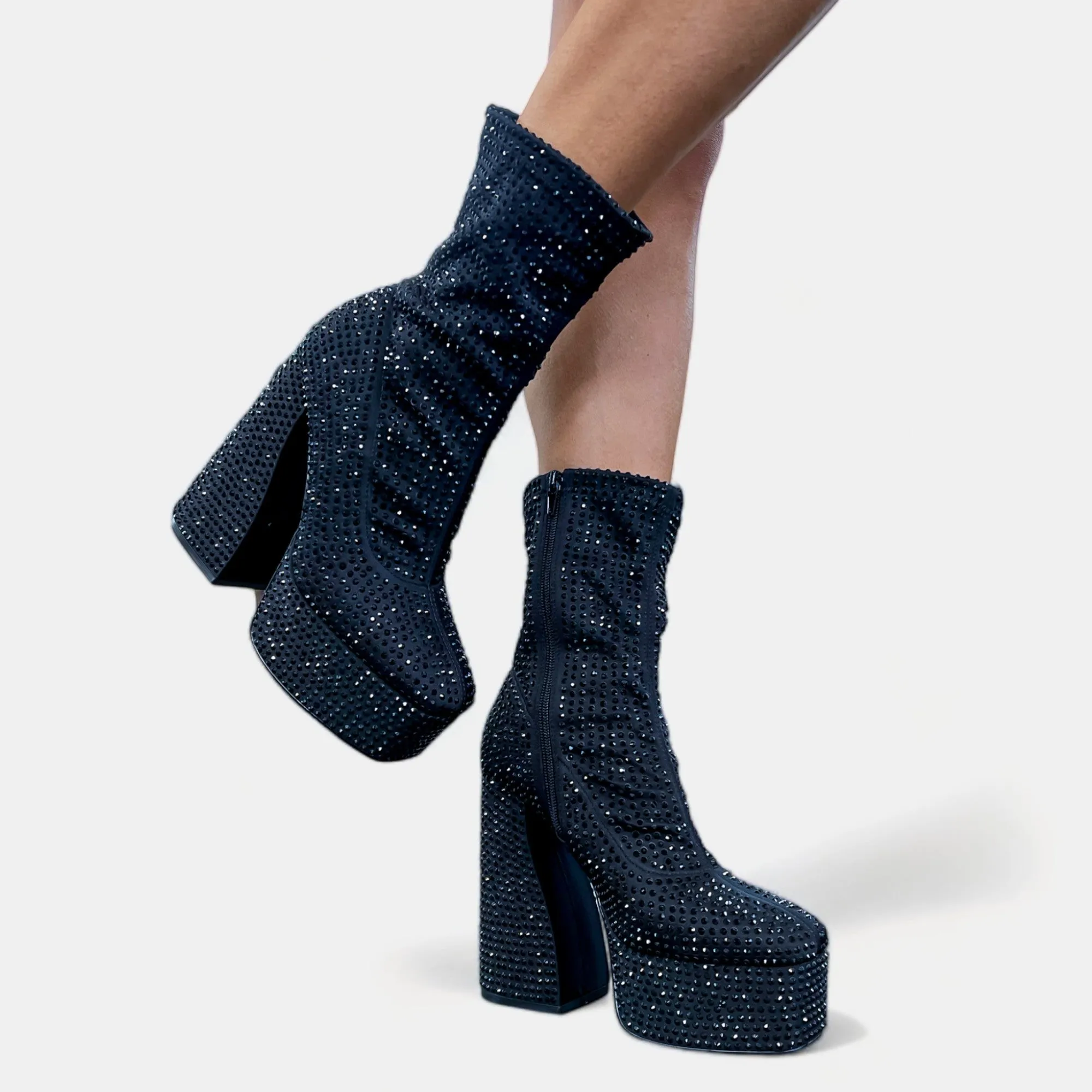 Black Finnegan Platform Boots sold by ZZs product image thumbnail 2