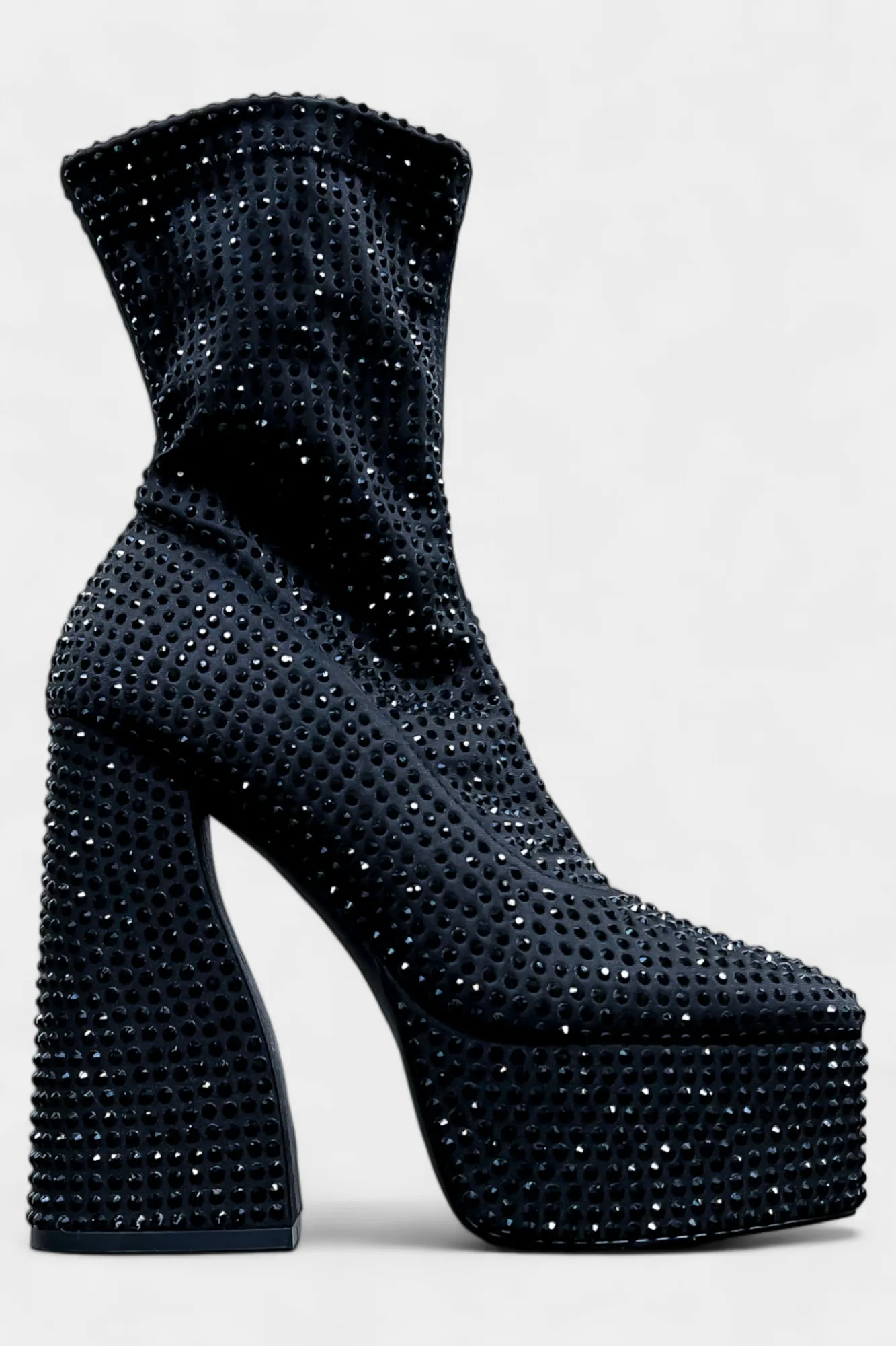 Black Finnegan Platform Boots sold by ZZs