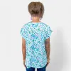Blue Multi Soft Floral Lizzy Short Sleeve Top [NO RETURNS] sold by ZZs