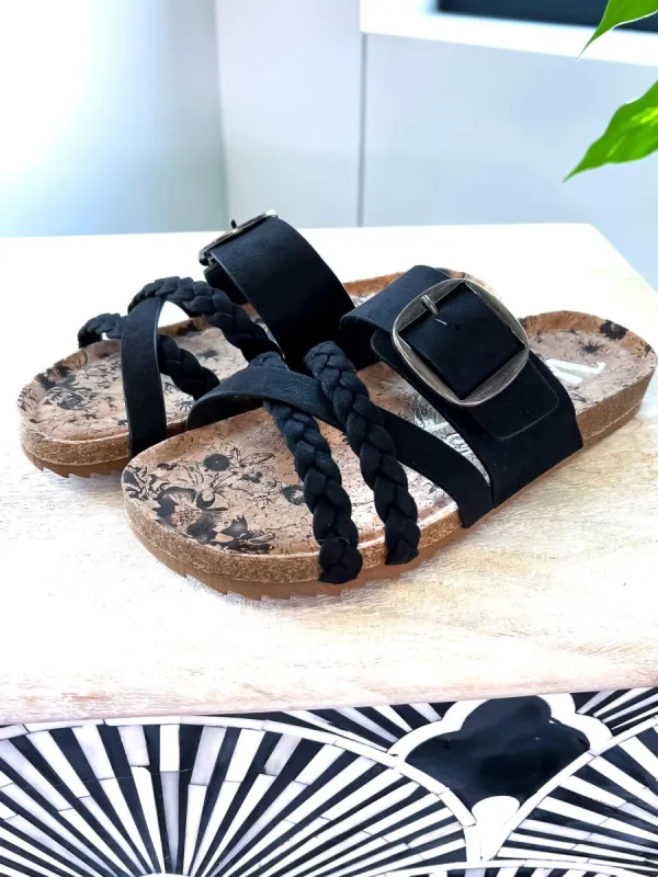 Black Nora Sandals [NO RETURNS] sold by ZZs