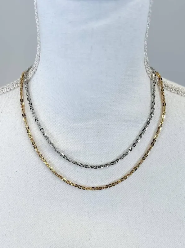 Square Link Chain Necklaces sold by ZZs