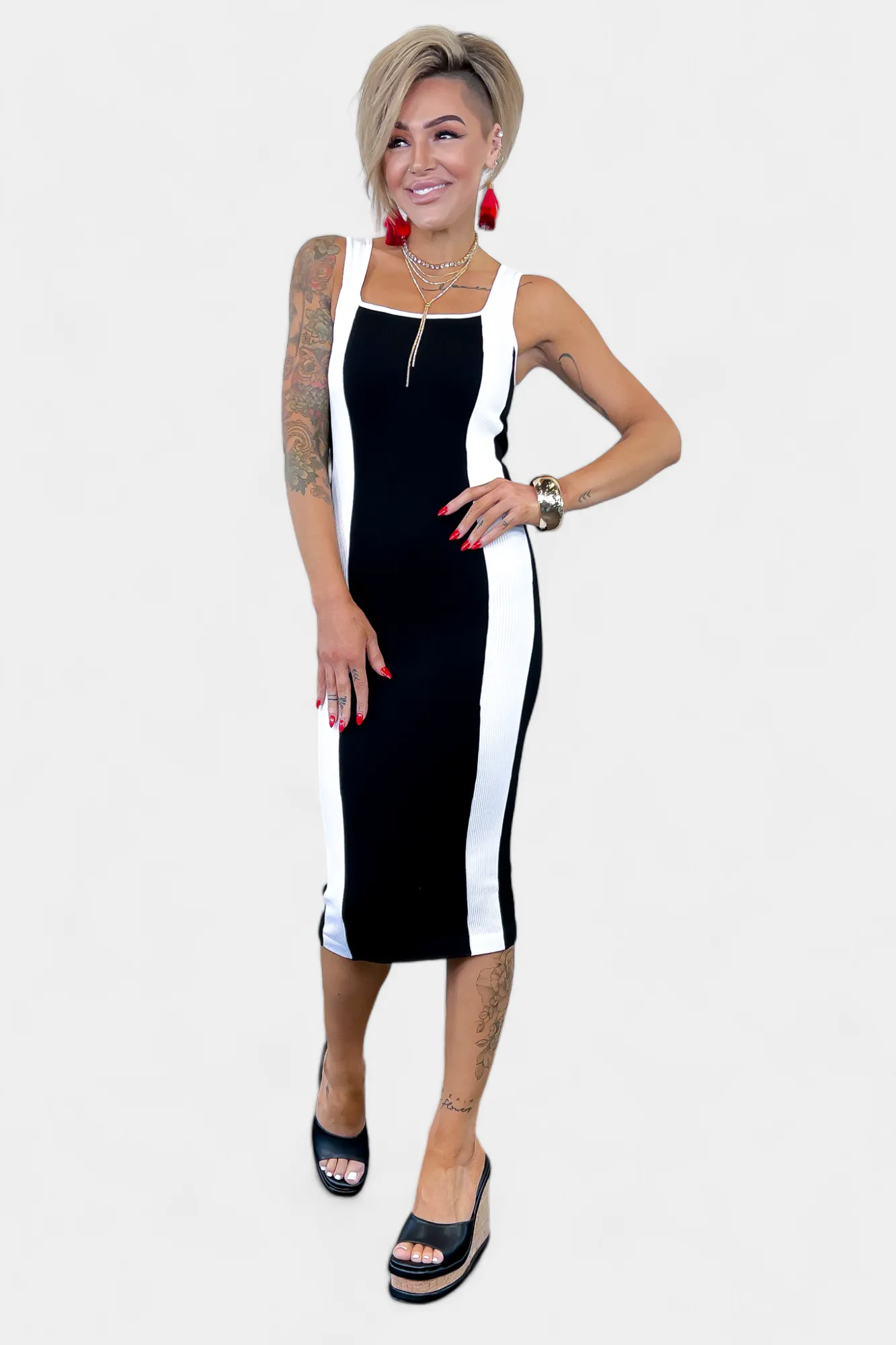 Black Cork Wedge Sandals sold by ZZs product image thumbnail 2