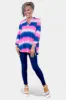Blue Multi Striped Lizzy Top sold by ZZs