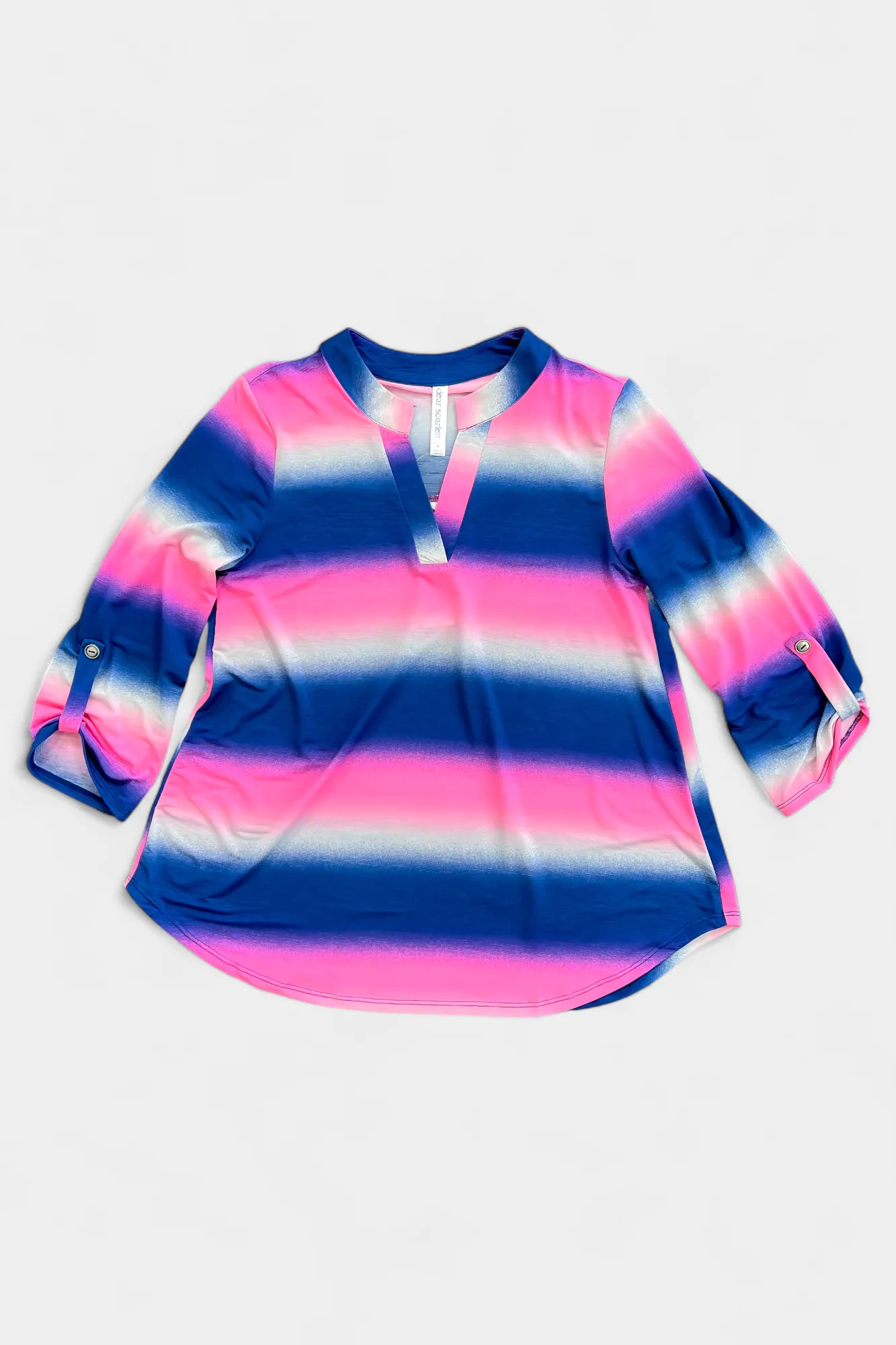 Blue Multi Striped Lizzy Top sold by ZZs product image thumbnail 2