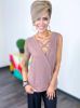 Brown Something Extra Reversible Tank [NO RETURNS] sold by ZZs