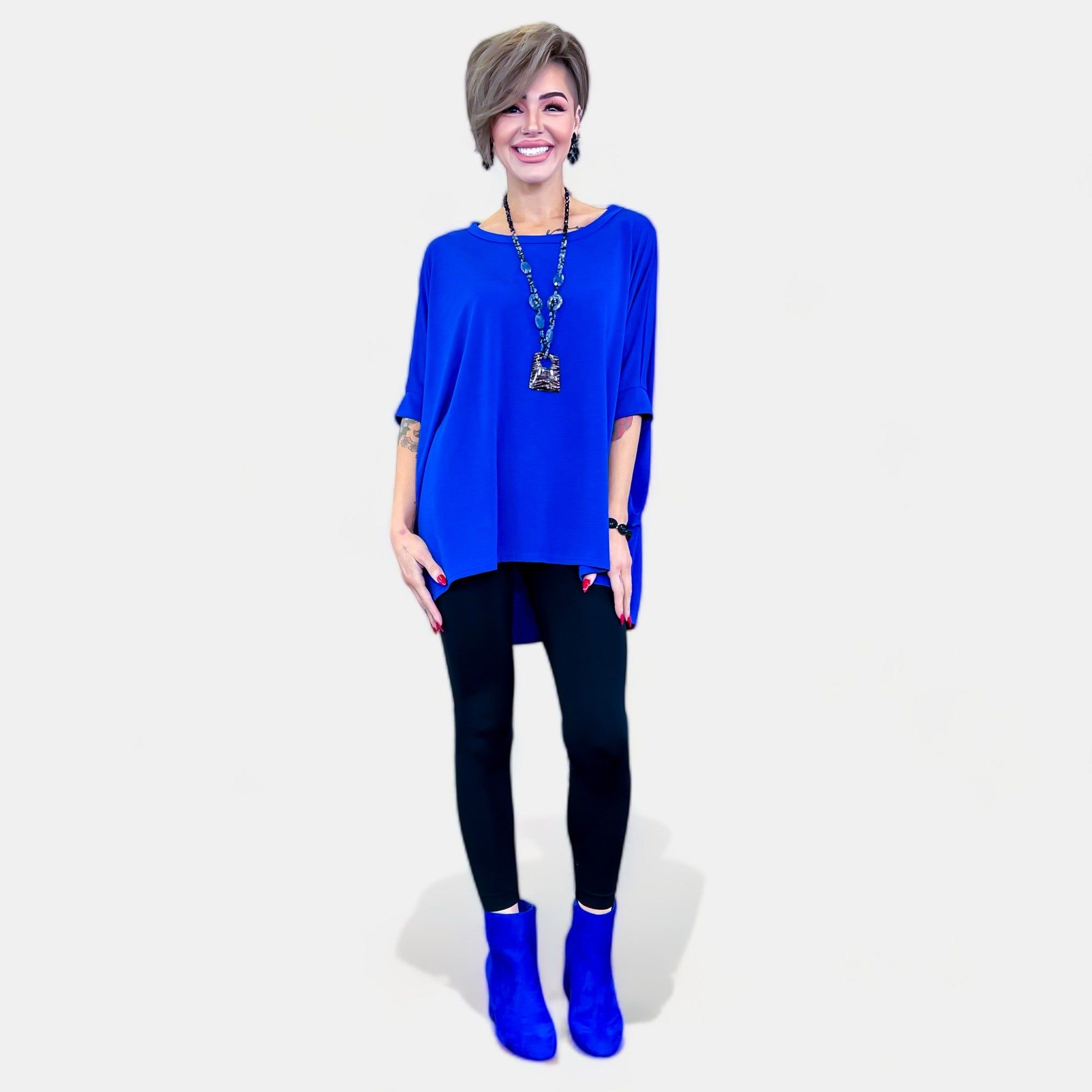 Royal Blue Essential Top sold by ZZs