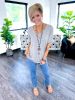 Boyfriend V-Neck Tee | Heather Grey [NO RETURNS] sold by ZZs