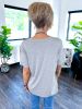 Boyfriend V-Neck Tee | Heather Grey [NO RETURNS] sold by ZZs
