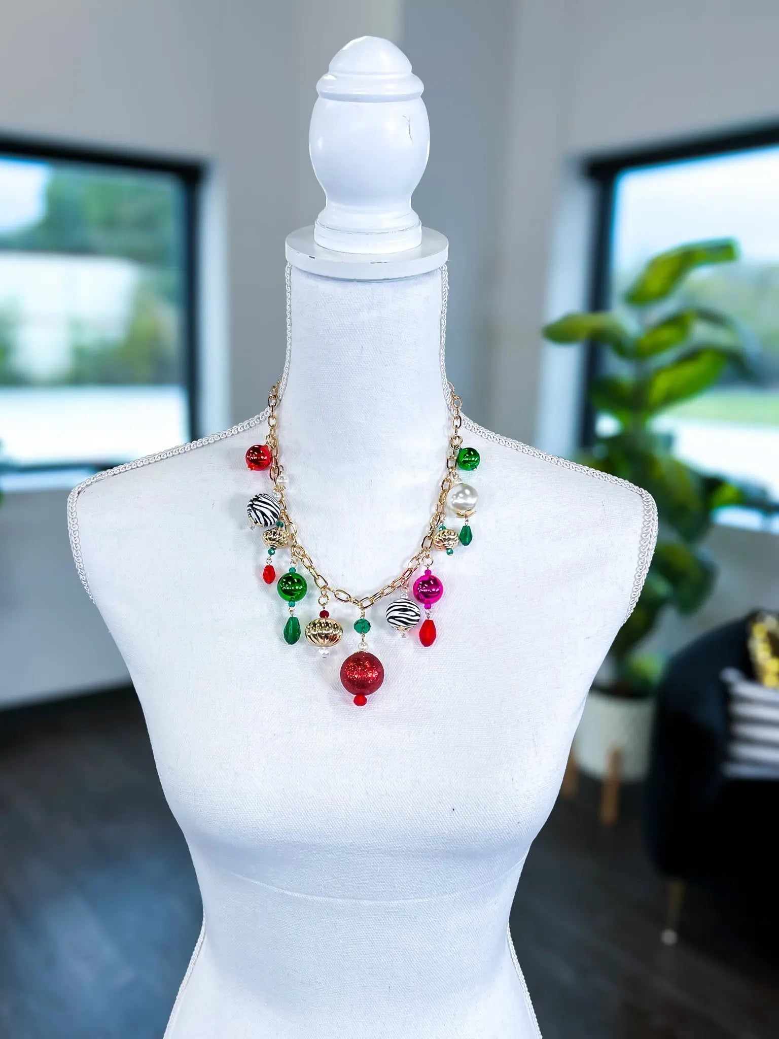 Christmas Ornament Necklace Set sold by ZZs product image thumbnail 5