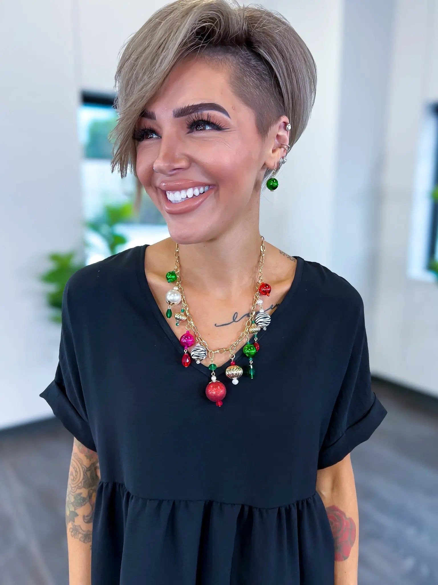 Christmas Ornament Necklace Set sold by ZZs product image thumbnail 2