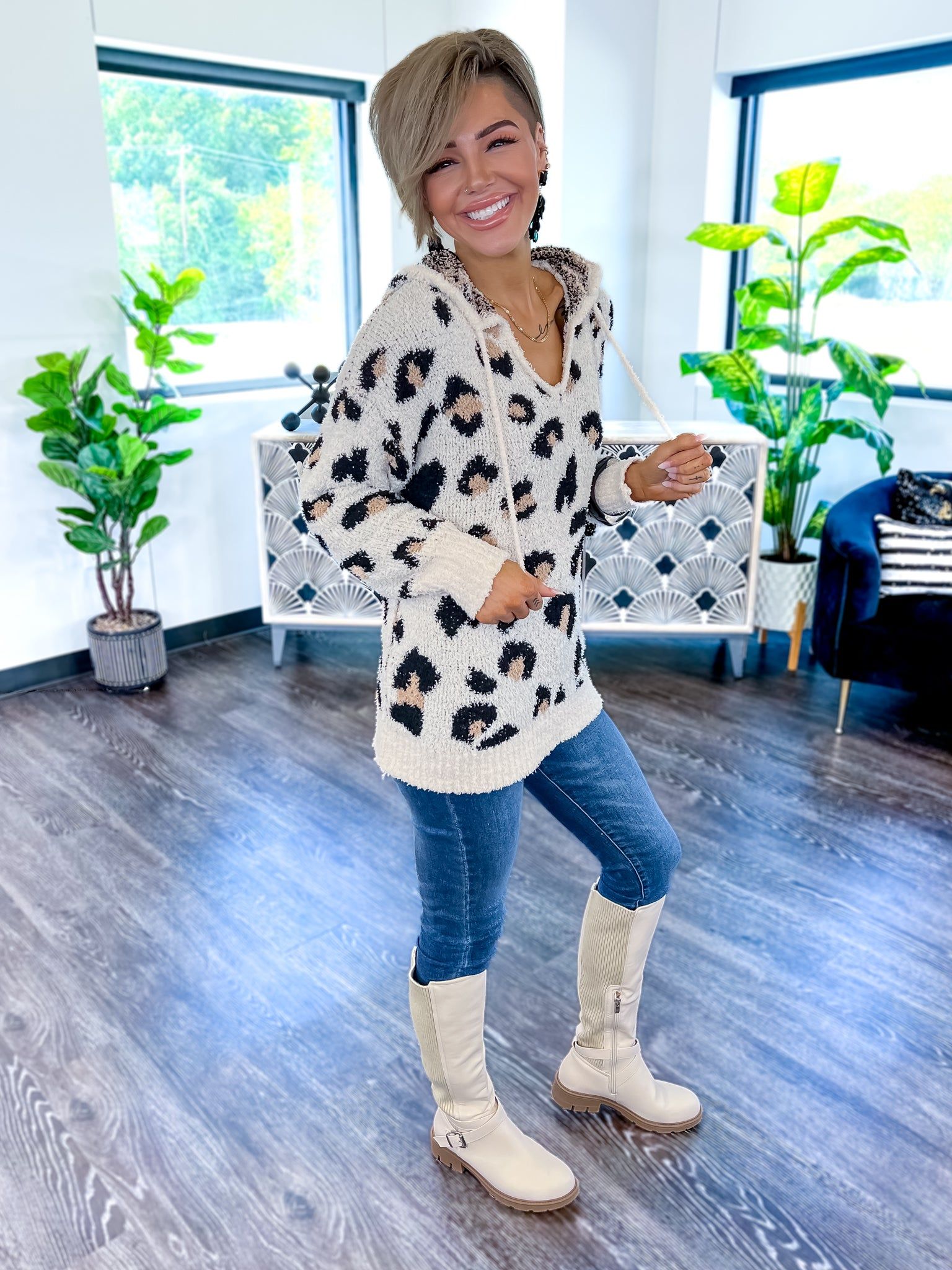 Leopard Hoodie | Cream sold by ZZs product image thumbnail 6