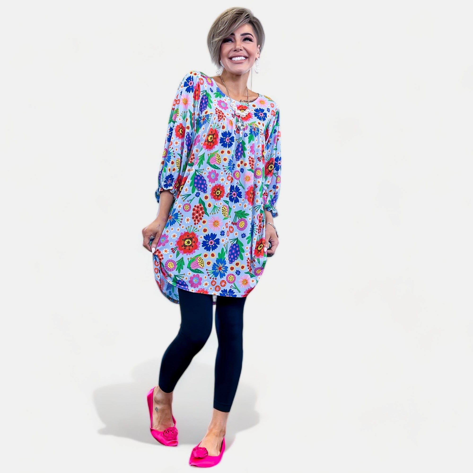 Floral Charlotte Short Dress sold by ZZs product image thumbnail 5