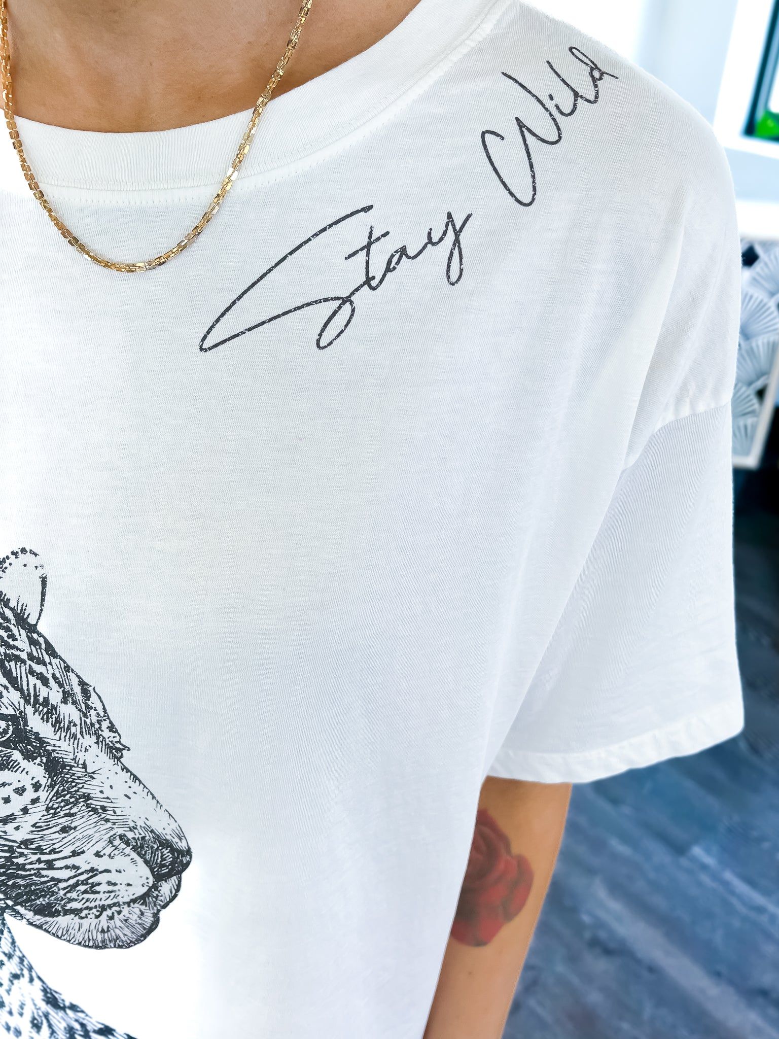 Stay Wild Tee sold by ZZs product image thumbnail 3