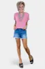 Rose Short Sleeve Crop Top sold by ZZs