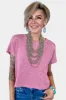 Rose Short Sleeve Crop Top sold by ZZs