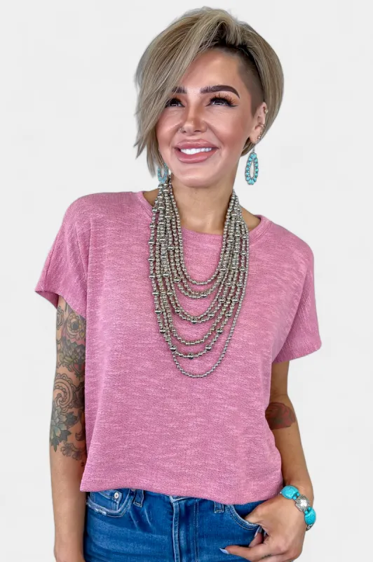 Rose Short Sleeve Crop Top sold by ZZs