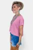 Rose Short Sleeve Crop Top sold by ZZs