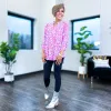 Pink Paisley Lizzy Top sold by ZZs
