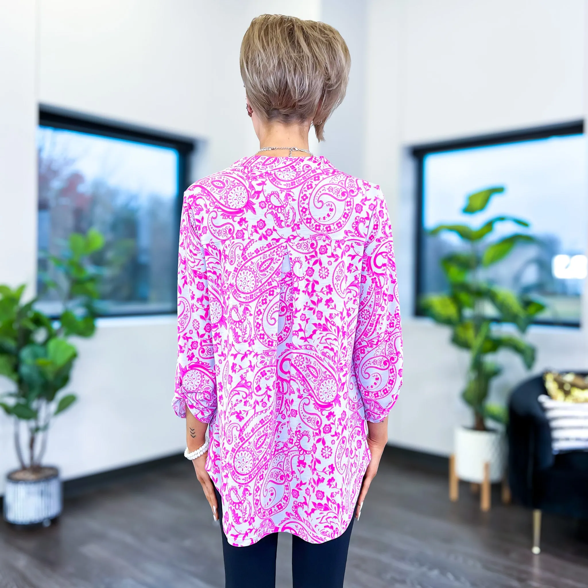 Pink Paisley Lizzy Top sold by ZZs product image thumbnail 5