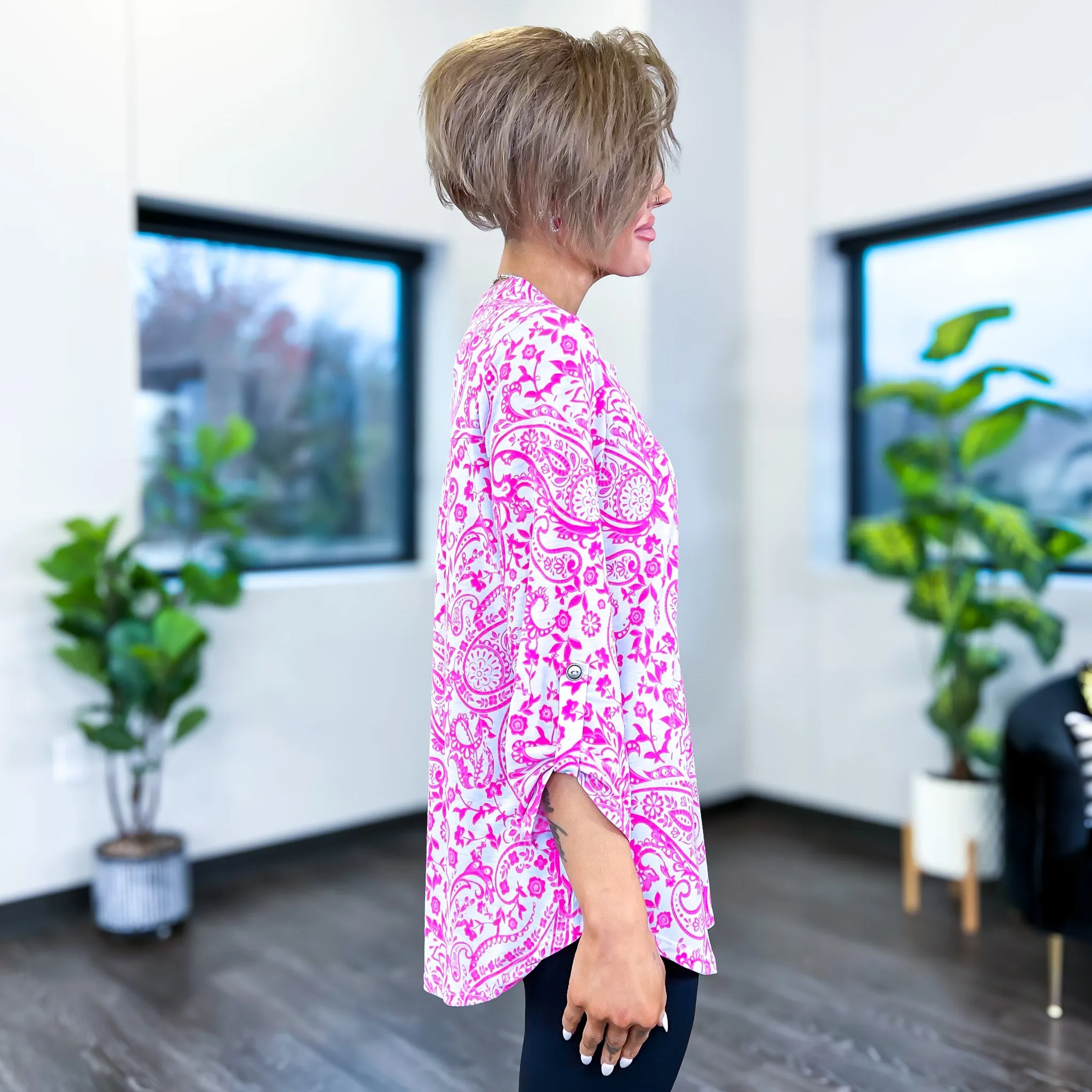 Pink Paisley Lizzy Top sold by ZZs product image thumbnail 4