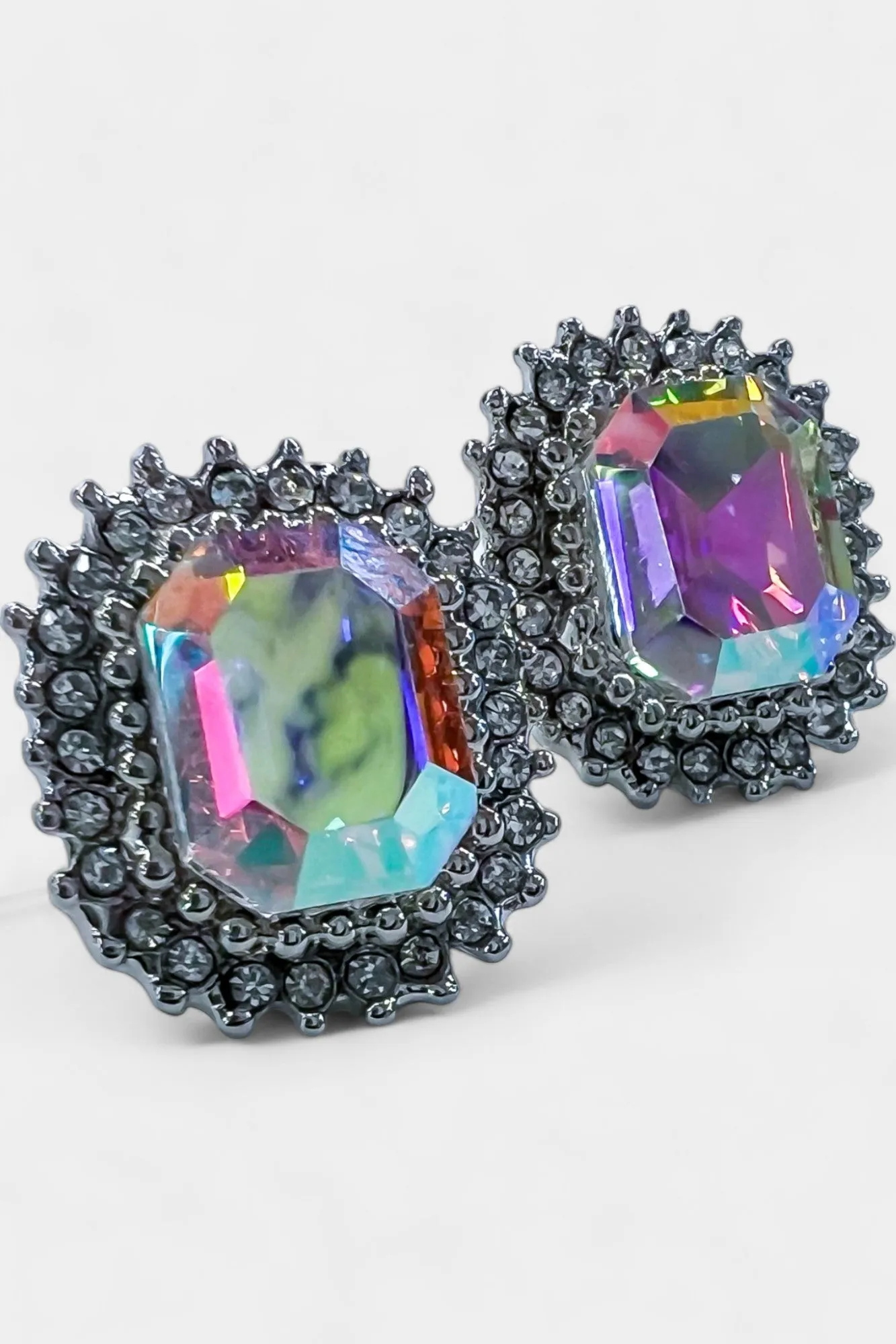 Crystal Rhinestone Stud Earrings sold by ZZs product image thumbnail 2