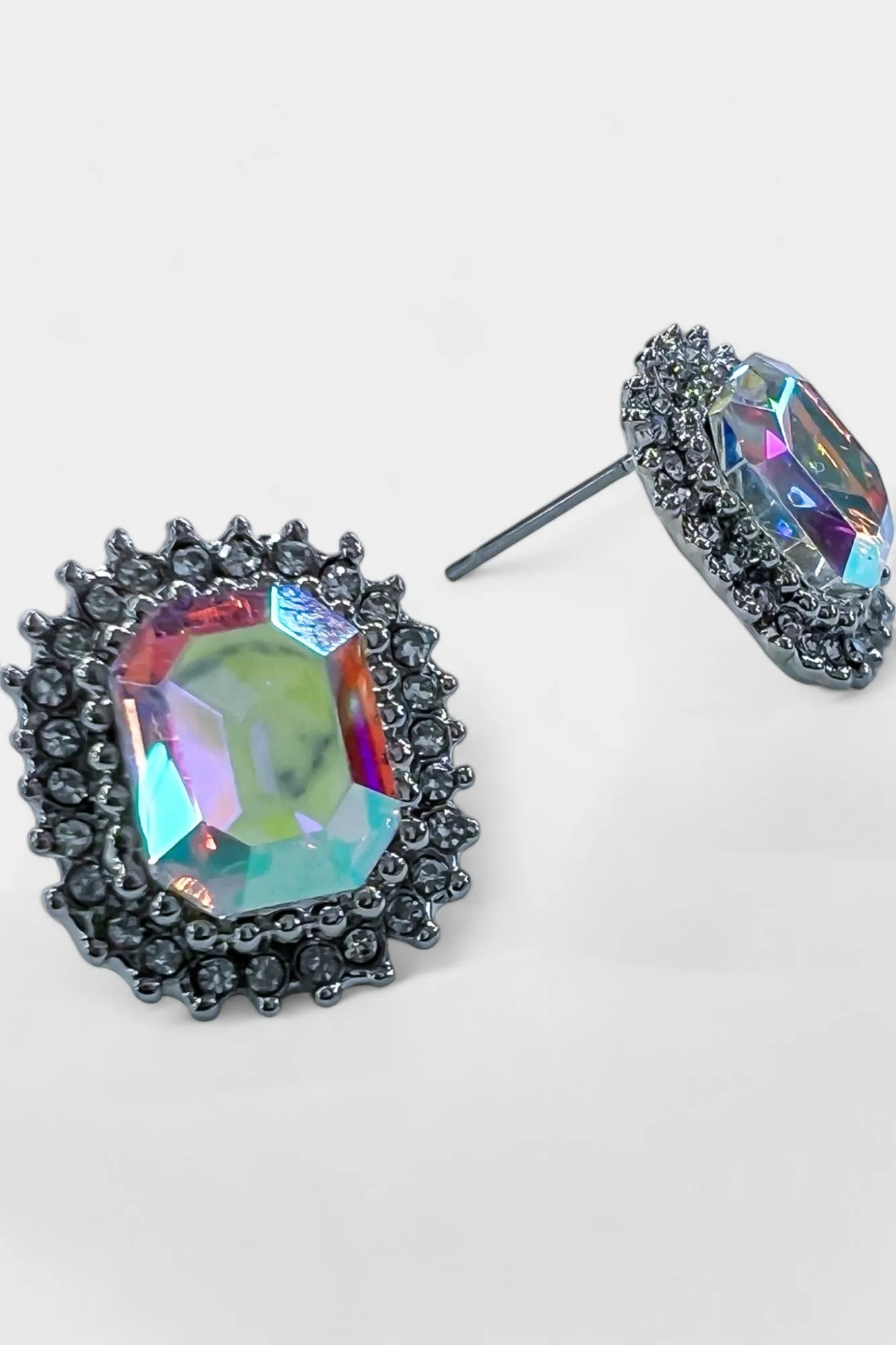 Crystal Rhinestone Stud Earrings sold by ZZs product image thumbnail 3