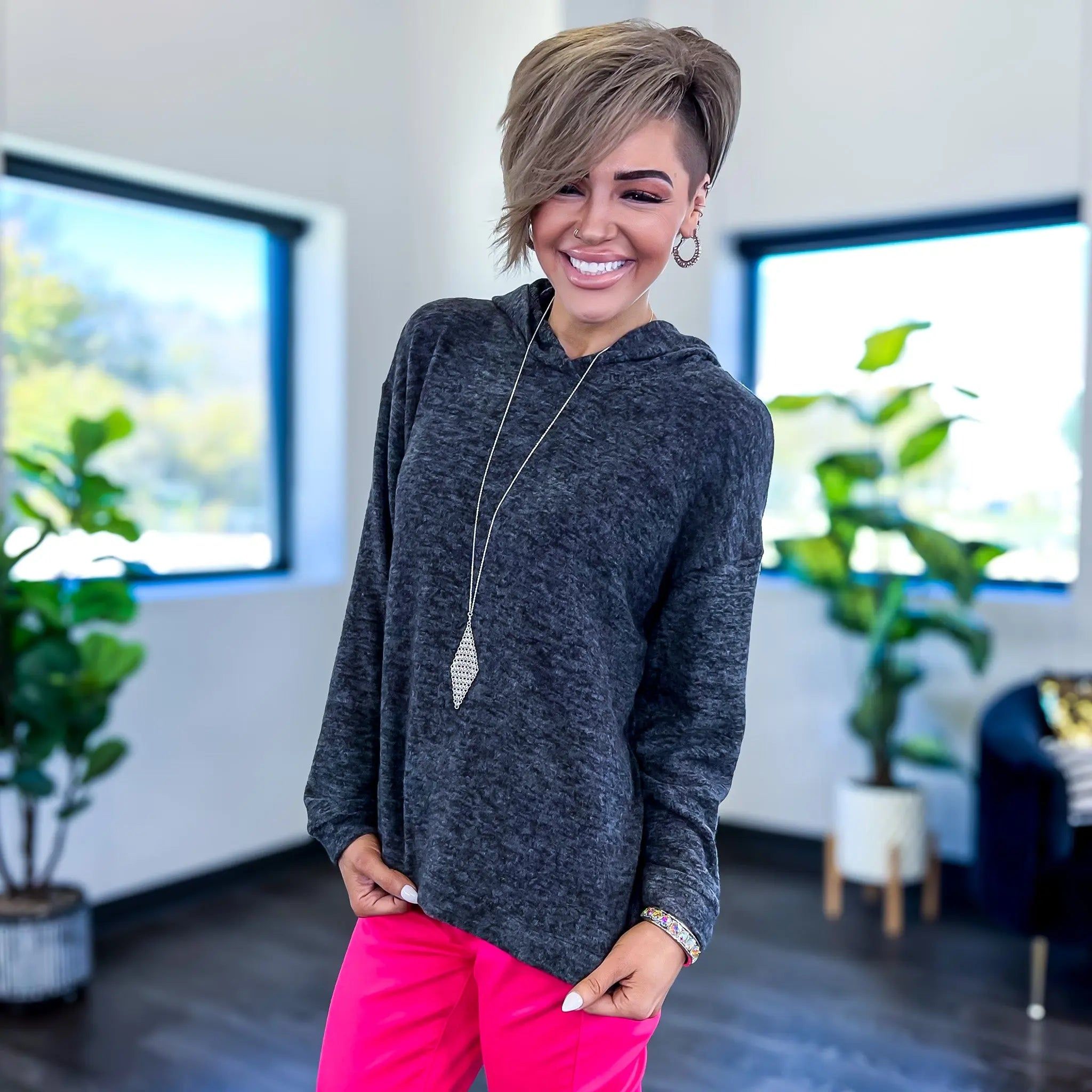 Black Hooded Sweater sold by ZZs product image thumbnail 2