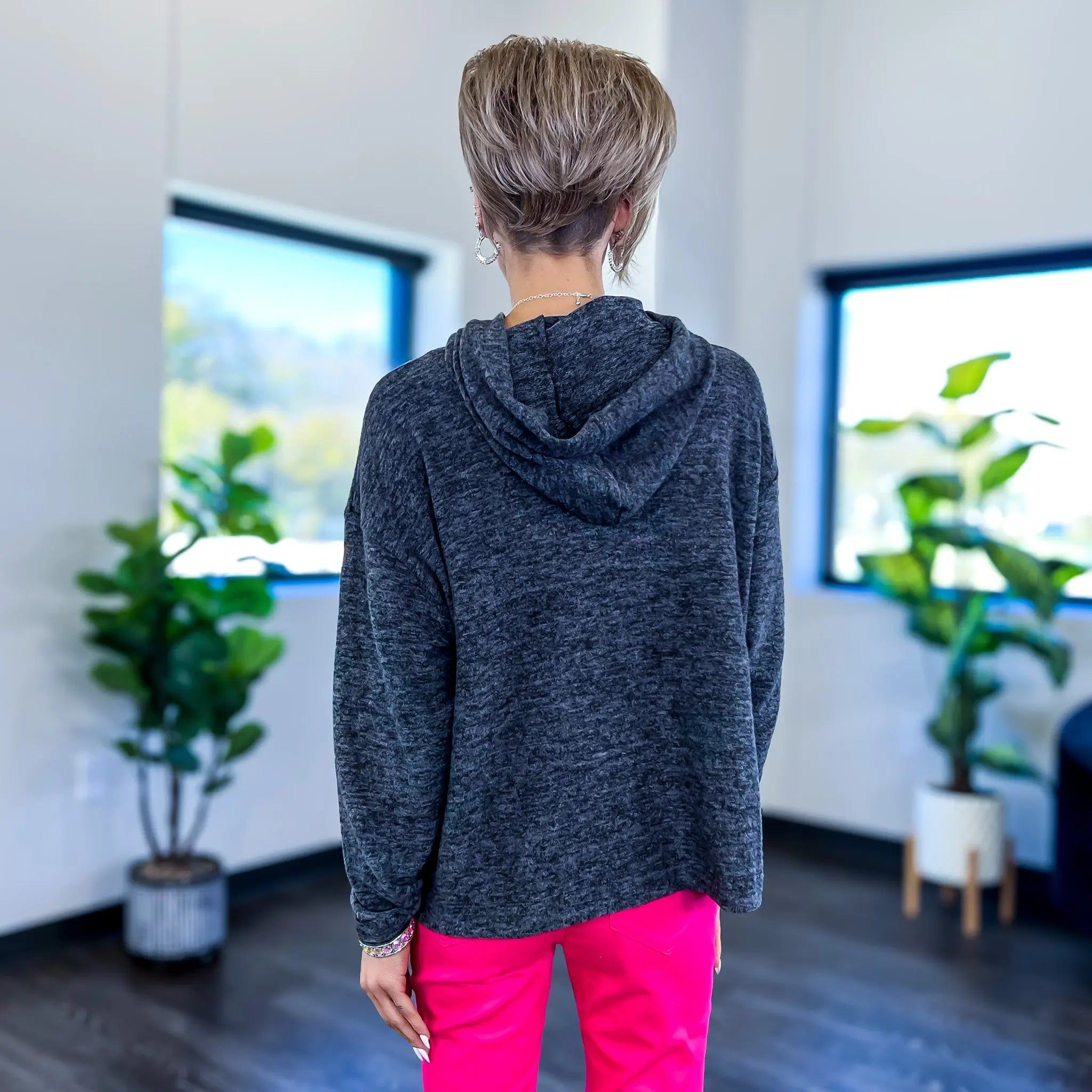 Black Hooded Sweater sold by ZZs product image thumbnail 4