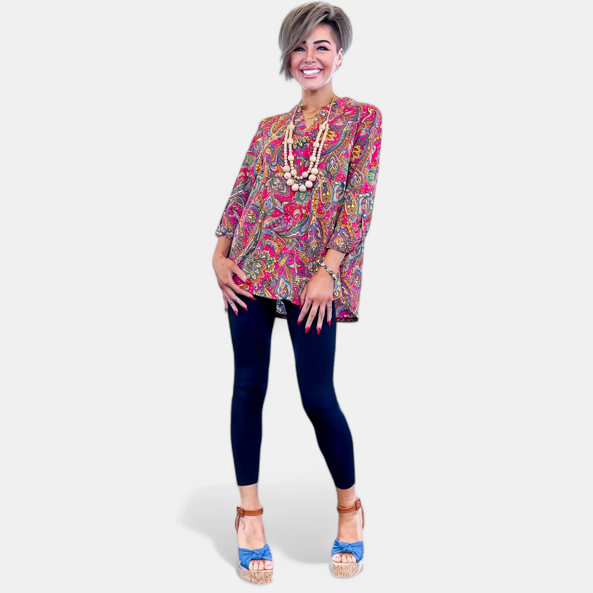 Pink Multi Lizzy Top sold by ZZs product image thumbnail 4