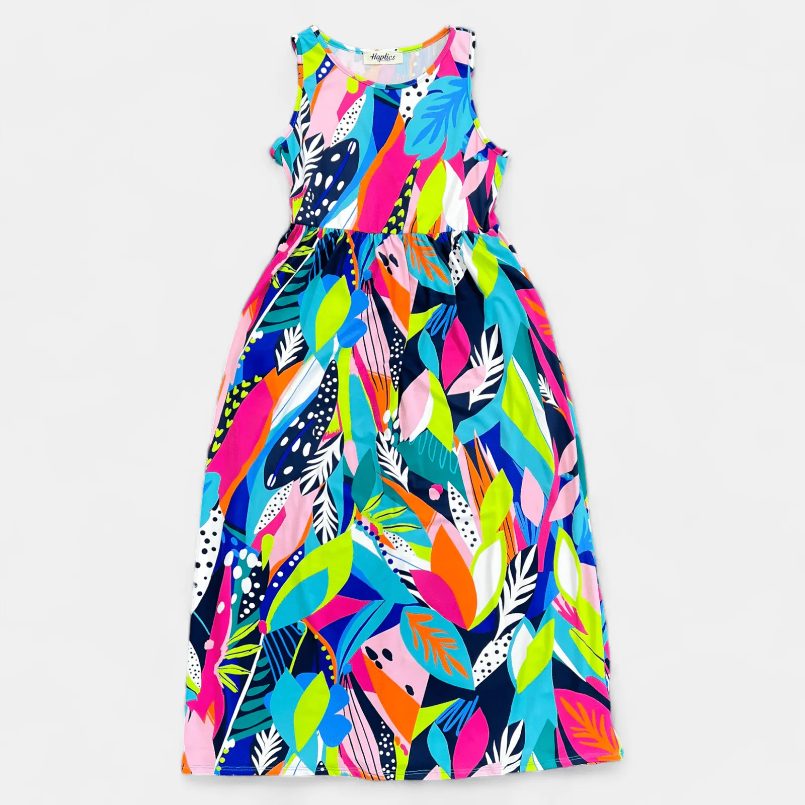 Tropical Abstract Tank Maxi Dress sold by ZZs product image thumbnail 2
