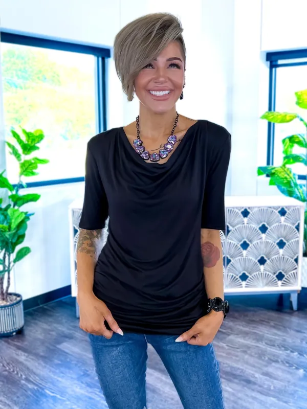 Avery Top | Black [NO RETURNS] sold by ZZs