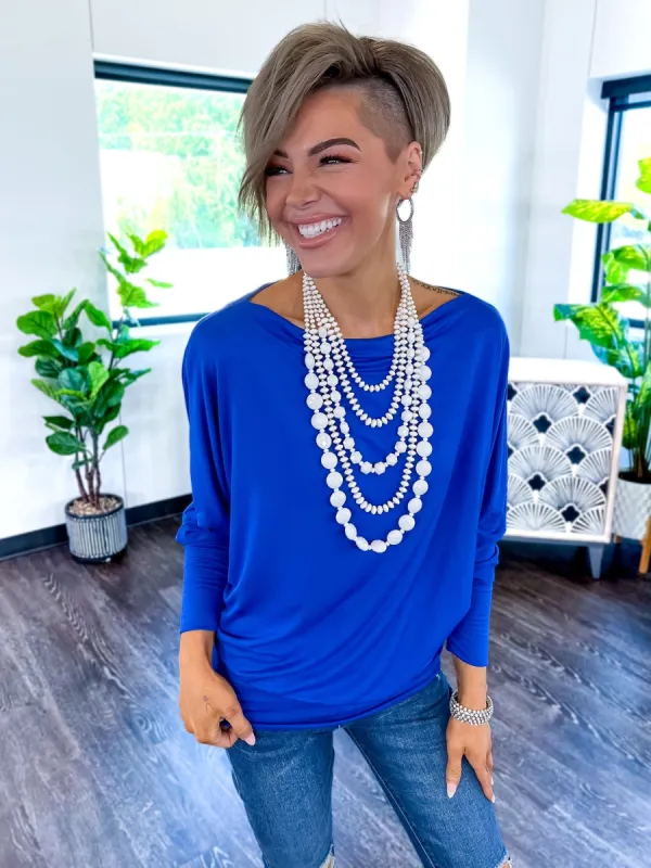 Wren Top | Blue sold by ZZs