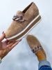 Taupe Loma Slip On Sneakers sold by ZZs
