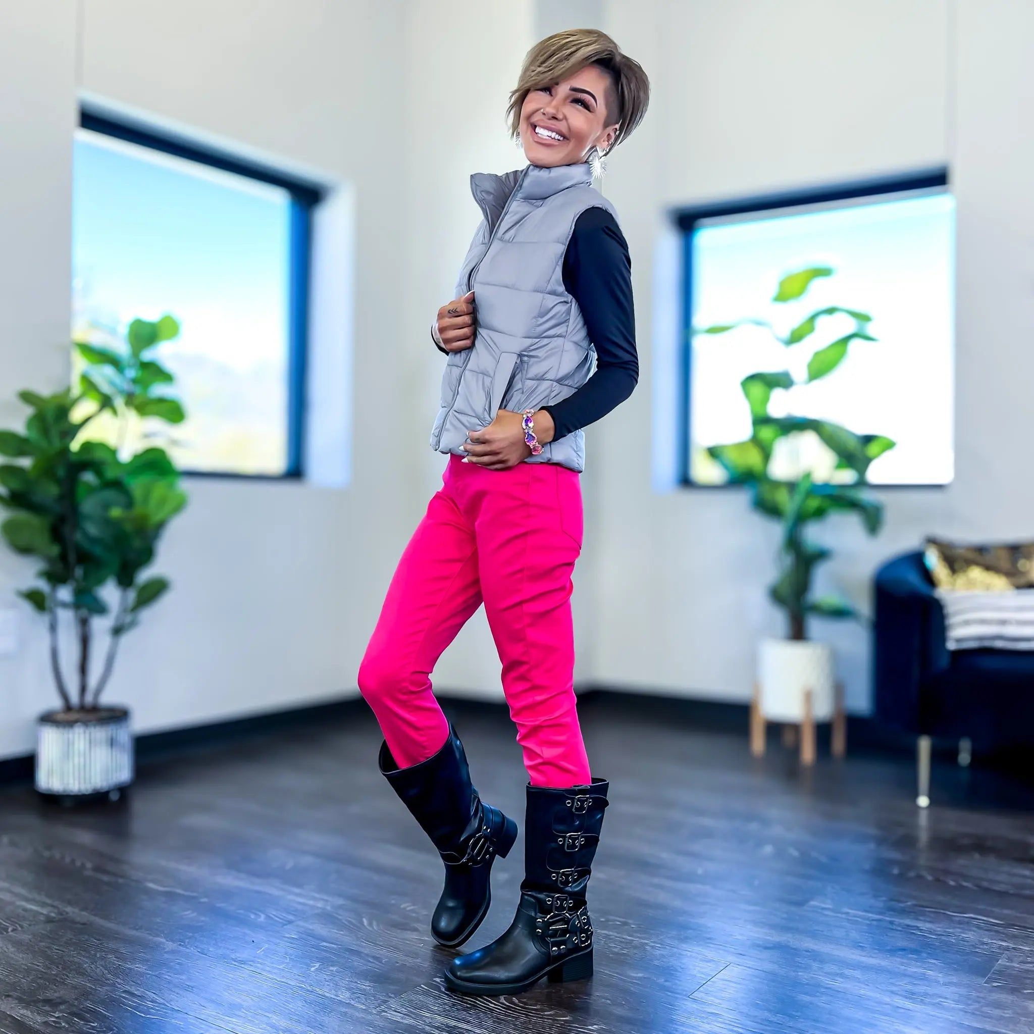 Silver Puffer Vest sold by ZZs product image thumbnail 5