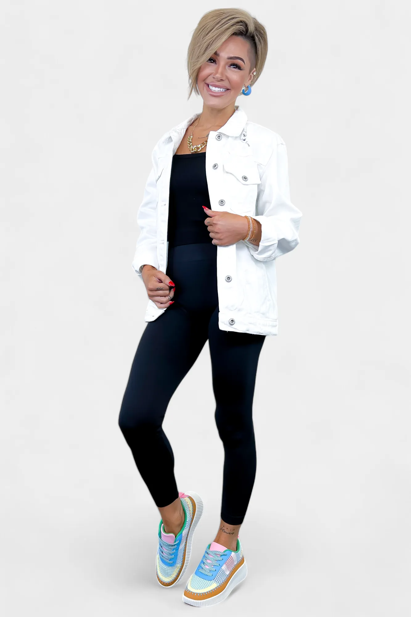 Blue Pattern Sneakers sold by ZZs product image thumbnail 3