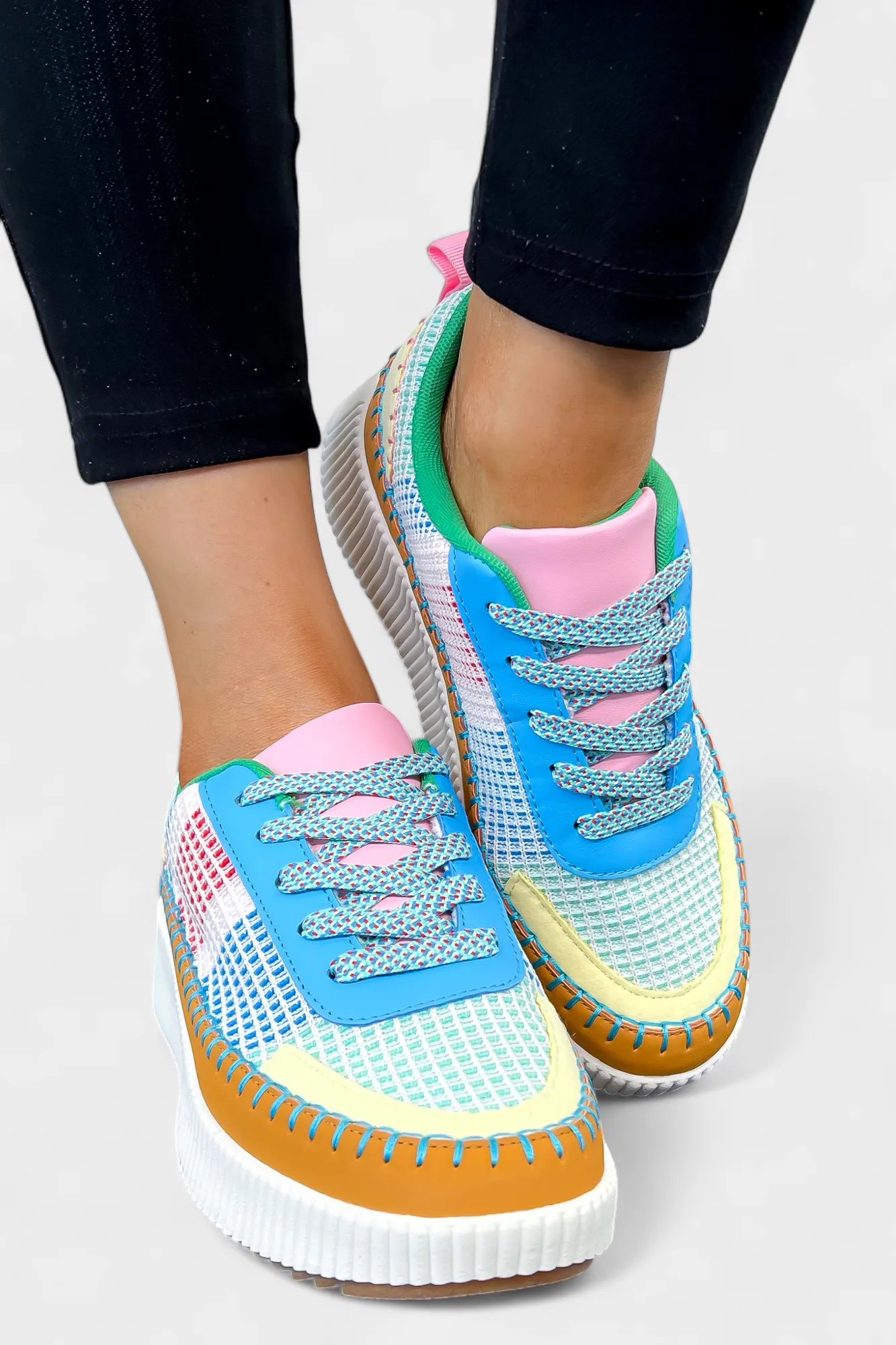 Blue Pattern Sneakers sold by ZZs product image thumbnail 4