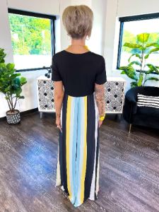 Mabel Maxi Dress | Stripes [NO RETURNS] sold by ZZs