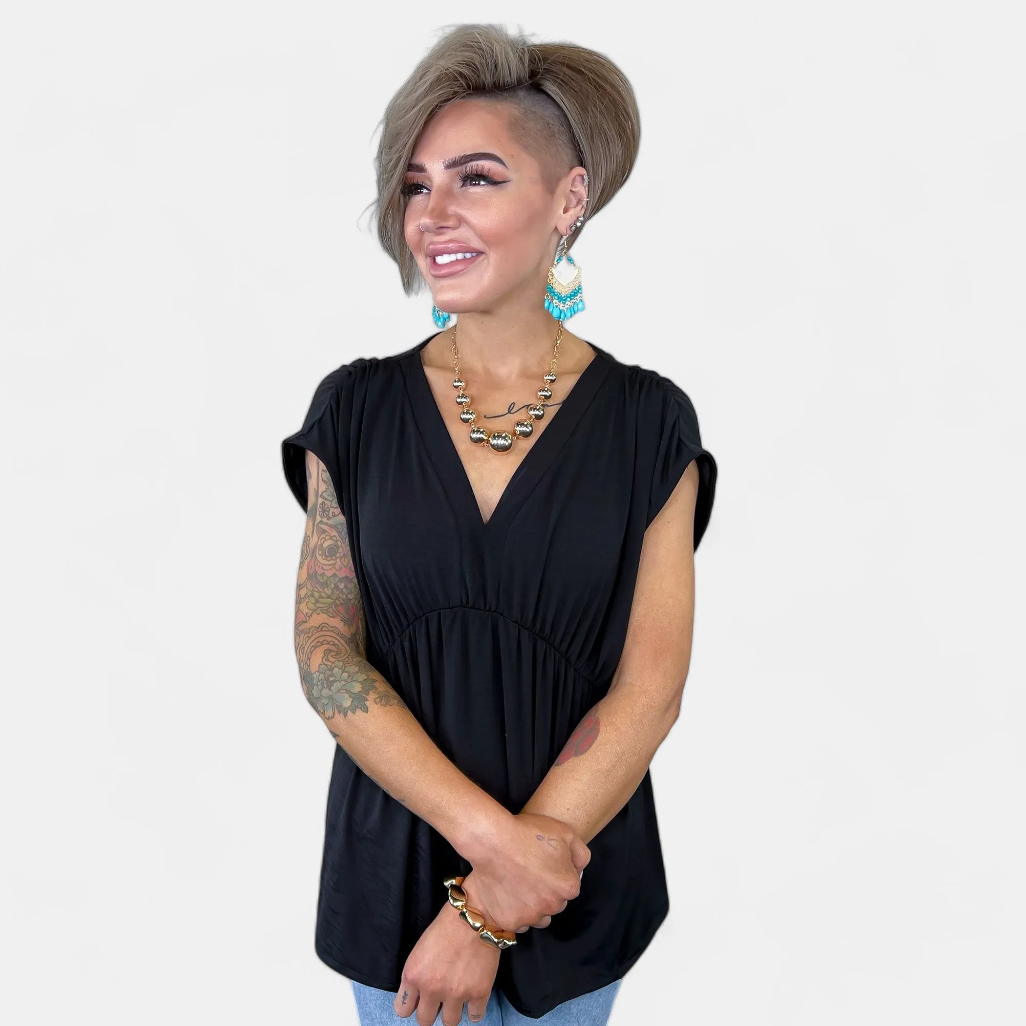 Turquoise Teardrop Stone Earrings sold by ZZs product image thumbnail 4