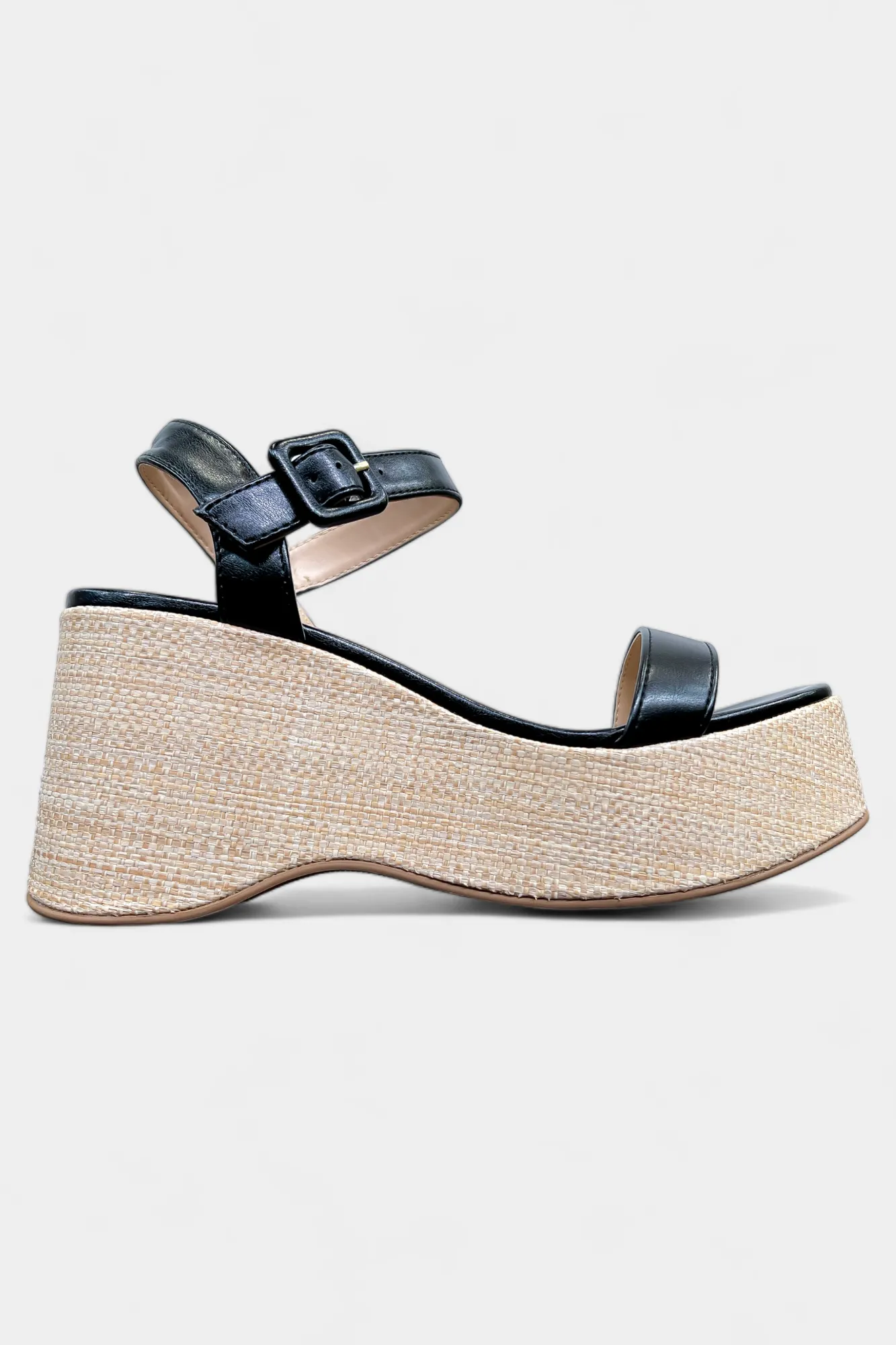 Black Spring Wedge Sandals sold by ZZs