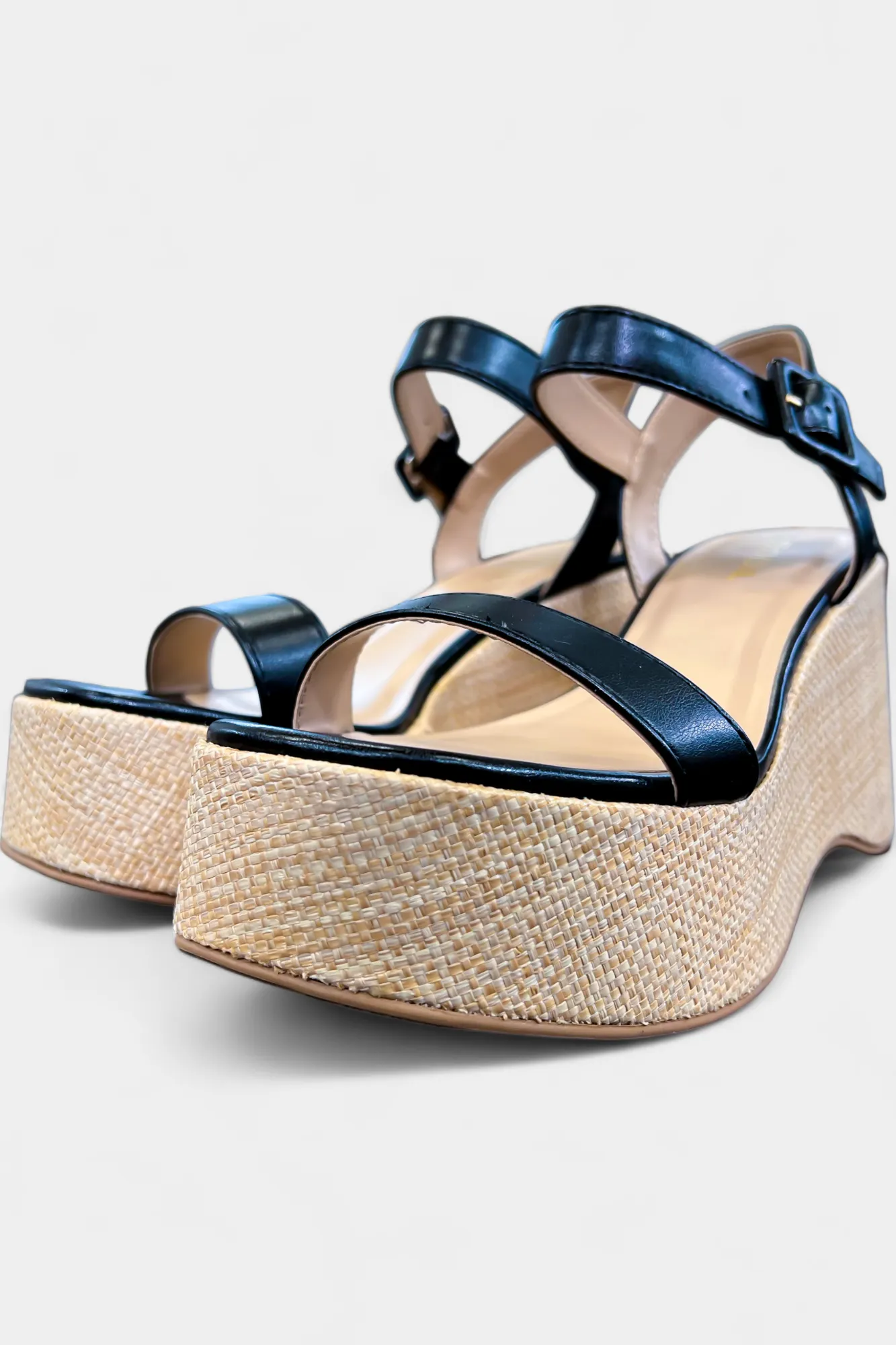 Black Spring Wedge Sandals sold by ZZs product image thumbnail 3