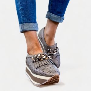 Pewter Loma 2 Slip On Sneakers sold by ZZs