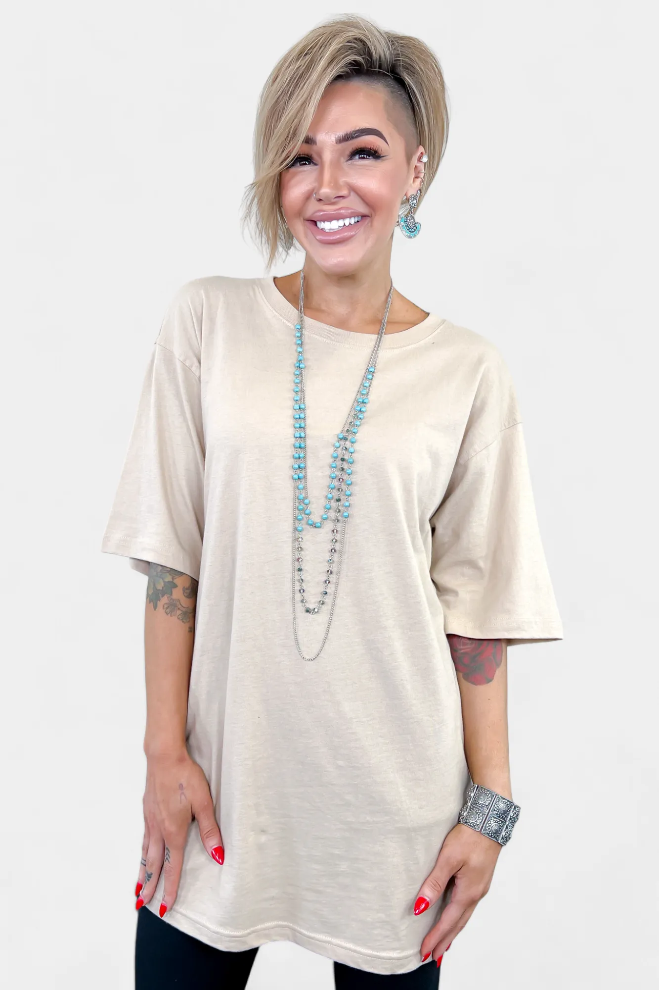 Turquoise Western Fan Earrings sold by ZZs product image thumbnail 3