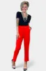 Red Belted Stretch Pants sold by ZZs