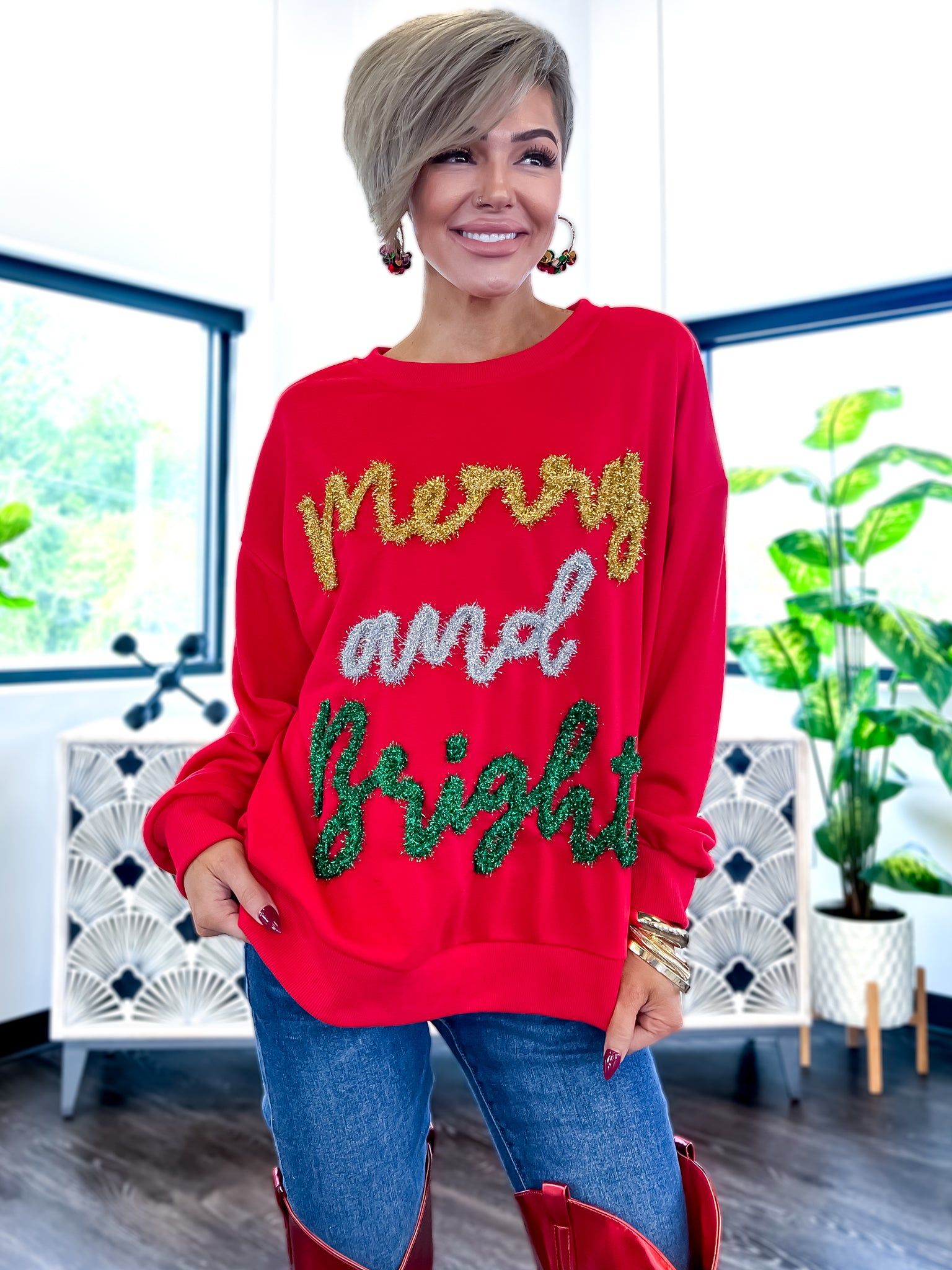 Merry & Bright Christmas Top sold by ZZs product image thumbnail 2