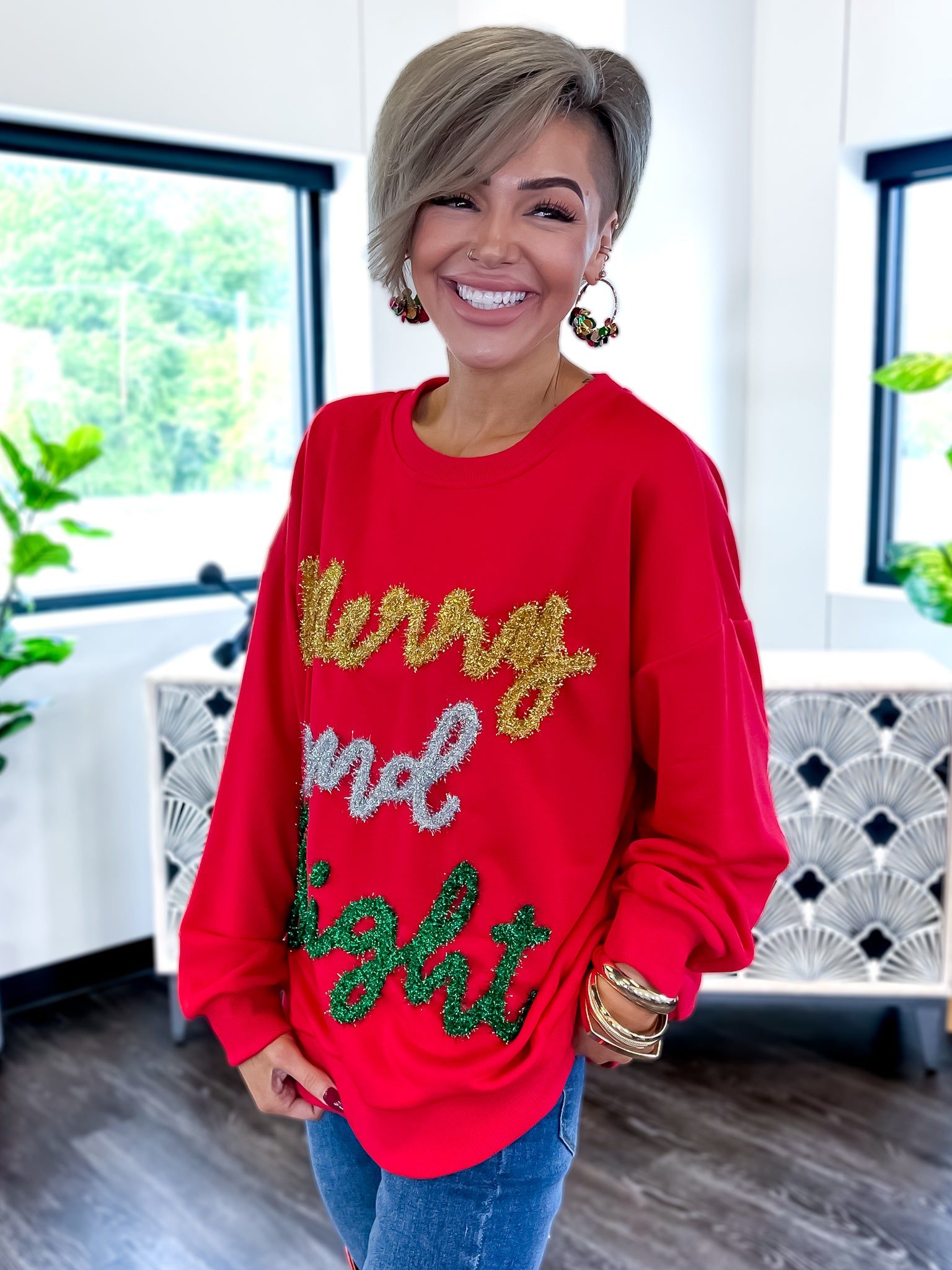 Merry & Bright Christmas Top sold by ZZs product image thumbnail 6