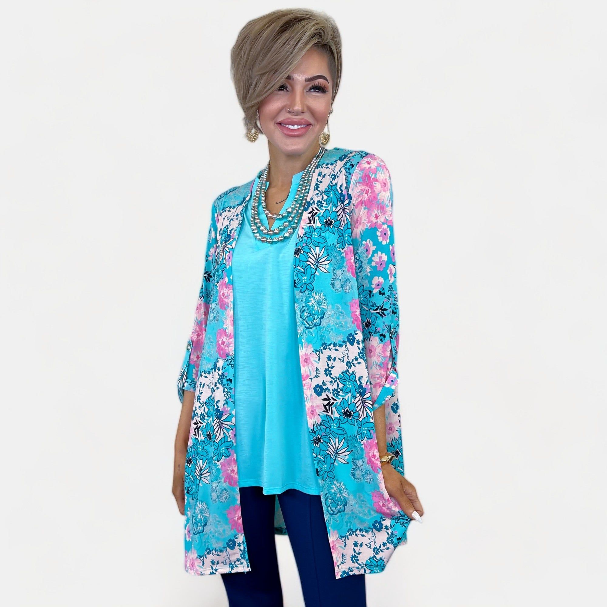 Neon Blue Lizzy Tank Top sold by ZZs product image thumbnail 5