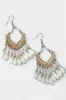 White Teardrop Stone Earrings sold by ZZs